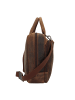 Plevier Retro Colmar Aktentasche Leder 40 cm Laptopfach dunkelbraun