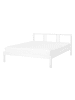 Beliani Doppelbett VANNES in Weiß - (W) 147 x (H) 80 x (L) 209 cm