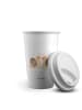 Mr. & Mrs. Panda Coffee To Go Becher Schnecken Liebe ohne Spruch in Weiß