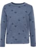 Hummel Shirt "Hmlmini Wool T-Shirt L/S" in Blau