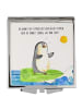 Mr. & Mrs. Panda Schminkspiegel Pinguin Surfer mit Spruch in Weiß