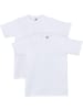 Fruit of the Loom Single-Jersey Unisex-T-Shirt, 2er-Pack in weiß