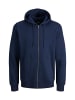 Jack & Jones Sweatjacke 'Star' in dunkelblau