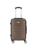Nowi Bergamo 4 Rollen Kabinentrolley 56 cm bronze