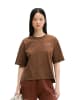 Marc O'Polo MOP Club '67   T-Shirt , Oversized, Back Print in Mid Brown