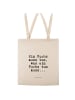 Mr. & Mrs. Panda Shopper Bag Ein Fuchs muss tun,... mit Spruch in Creme