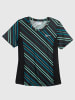 WITT WEIDEN Funktionsshirt in blaugrün-gemustert