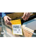 Durable Kennzeichnungstasche mit Drahtbügel A4 quer PP gelb Packung mit 50 St...
