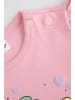 Coccodrillo Langarm-Body in gedämpftes Rosa