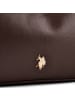 U.S. Polo Assn. Jones Schultertasche 30 cm in dark brown