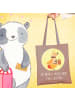 Mr. & Mrs. Panda Tasche Glühwürmchen mit Spruch in Braun Pastell