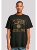 F4NT4STIC Oversize T-Shirt US National Parks Yellowstone Wyoming in schwarz