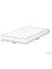 Beliani Matratze DUO in Weiß - (W) 180 x (H) 18 x (L) 200 cm H2/3 Mittel