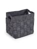relaxdays 2 x Aufbewahrungskorb in Grau - (B)30 x (H)30 x (T)24 cm