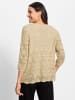 WITT WEIDEN Ajour-Strickjacke in sand