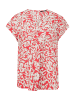 comma Bluse kurzarm in Pink