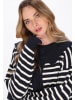 DreiMaster Women Cardigan in navy offwhite