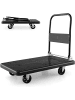 COSTWAY Plattformwagen 92x60x87cm in Schwarz