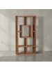 KADIMA DESIGN Bücherregal Wohnzimmerregal | Sheesham, 90x180cm, Massiv, Mumbai