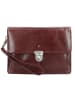 Esquire Toscana Handgelenktasche Leder 24,5 cm in coffee