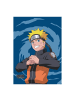 Naruto Naruto Polar Fleece Decke 100x140 cm Kuscheldecke Anime Fans in Blau