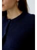 Oui ILAYA Strickjacke in Dark Blue