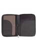 DuDu Schreibmappe Leder 24 cm anthracite mosaic