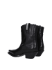Premiata Schwarz Leder Knöchel Stiefel