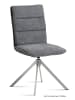 58 aufm Kessel ESSZIMMERSTUHL drehbar (2er-Set) Dulcie 47x92x60 Edelstahl/Grau