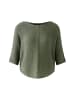 Oui Pullover in shaded moss