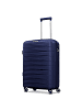 Franky London 4 Rollen Trolley M 65 cm mit Dehnfalte dark blue