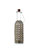 MARELIDA LED Flasche mit Mosaiksteinen H: 29,5cm in beige