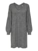 JDY Strickkleid in Dark Grey Melange