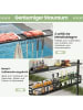 COSTWAY Grillpavillon mit Doppeldach 242 x 153 x 250 cm in Beige