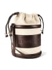 Armani Exchange Marisol Mini Bag Umhängetasche Leder 17 cm in natur dunkelbraun