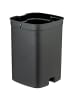Wenko Treteimer Davos, Schwarz 6,5 L, Treteimer Mod. Davos, Schwarz 6,5 L in Schwarz
