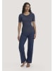 Hessnatur Hessnatur Schlafhose PURE SENSE Relaxed aus Bio-Baumwolle mit TENCEL™ Modal in mitternachtsblau
