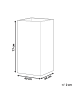 Beliani Outdoor Blumentopf DION in Beige - (W) 40 x (H) 77 x (L) 40 cm