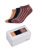 S. Oliver Sneakersockenbox 3er Pack warm & cozy in syrah