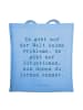 Mr. & Mrs. Panda Schultertasche Spruch Erleuchtung finden mit Sp... in Sky Blue