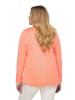 LAURASØN Sweatjacke in neon peach