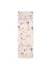 WALLART Garderobe - Detailliertes Terrazzo Muster Padova in Blau