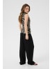 Kaffe Ärmellose Bluse KAkatrine Regular fit in Black Deep W. Sandshell Lines
