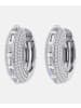Ethische Diamanten Ohrringe aus 375 Weißgold mit Lab Grown Diamant