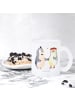 Mr. & Mrs. Panda Becher Pinguin Heirat ohne Spruch in Transparent