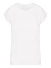 F4NT4STIC Extended Shoulder T-Shirt Escape Discover the World Mountain in weiß