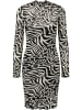 Urban Classics Urban Classics Damen Ladies AOP Double Layer Dress in white/black
