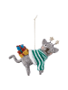 Butlers Baumanhänger HANG ON Katze mit Geschenk in Grau