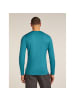 icebreaker Unterhemd Merino 200 Oasis LS Crewe Eleva in Türkis241