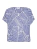Kaffe Ärmellose Bluse KAamber Loose fit in Indigo Blue/Turtledove Leaf